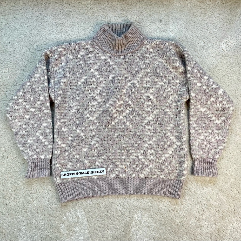 [L/44in] VTG JAEGER MADE IN GREAT BRITAIN 100% Wool Turtleneck Pullover Sweater